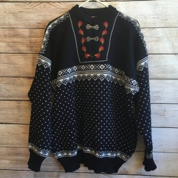 DALE OF NORWAY SETESDAL UNISEX WOOL SWEATER - Picture 1 of 12